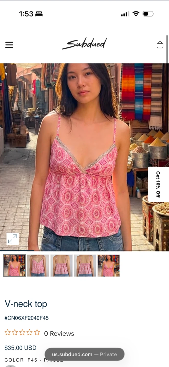 Subdued brand new pink set