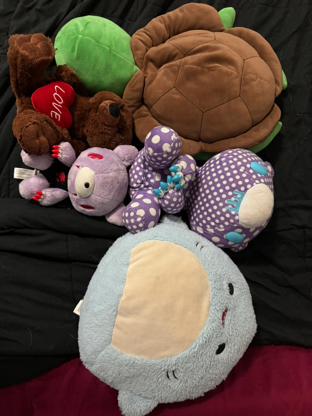 Gloomy Bear and miscellaneous plush toy bundle