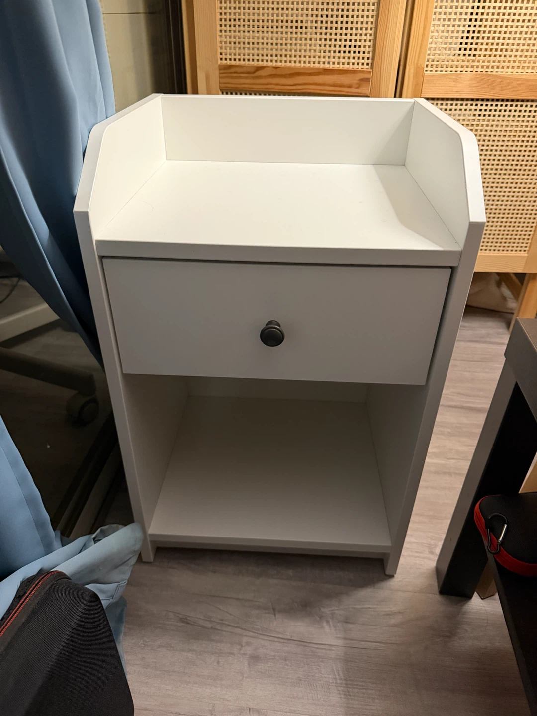 IKEA Hauga White Bedside Table