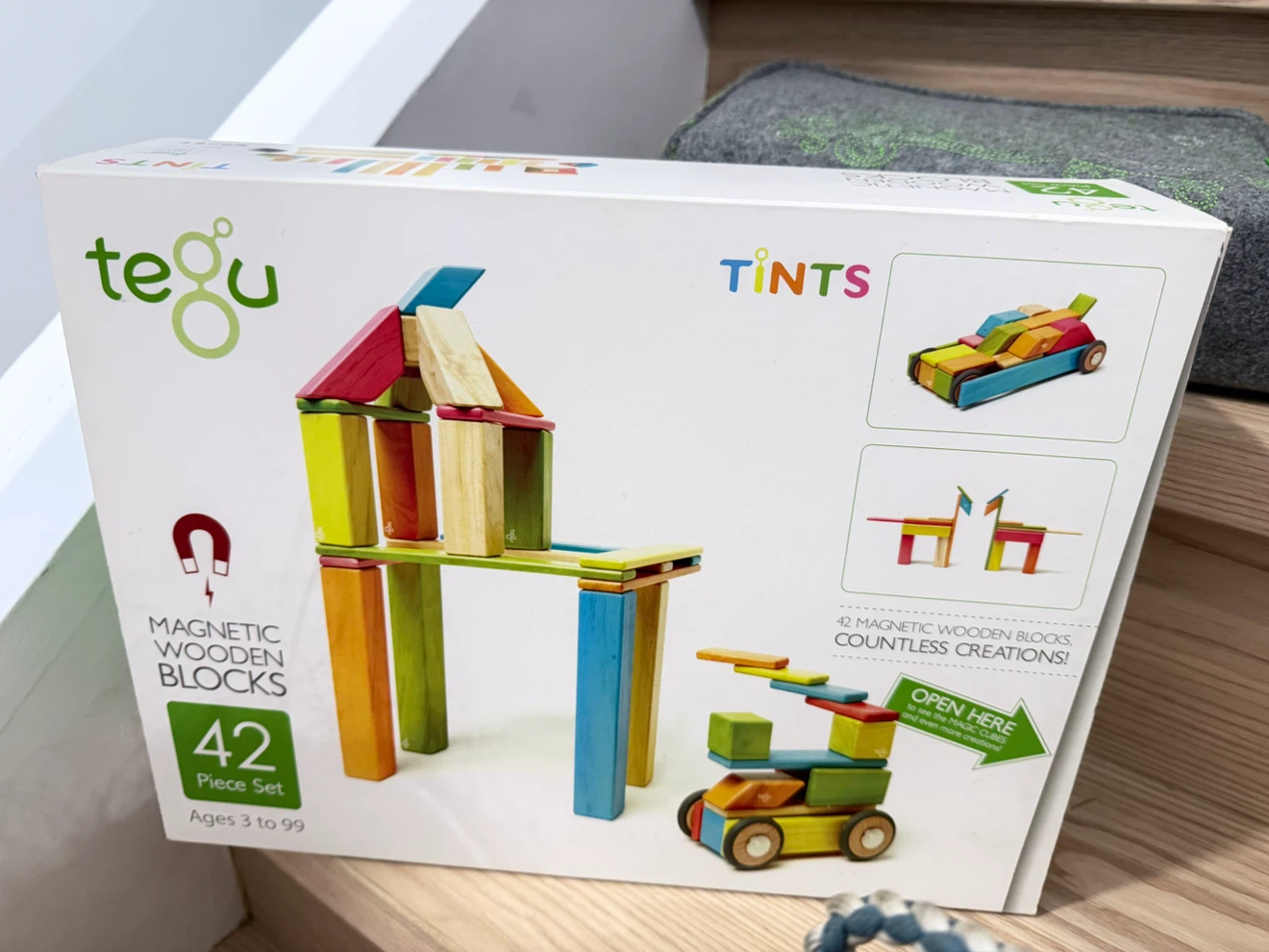 Tegu Tints 42 Piece Magnetic Wooden Blocks - photo 4
