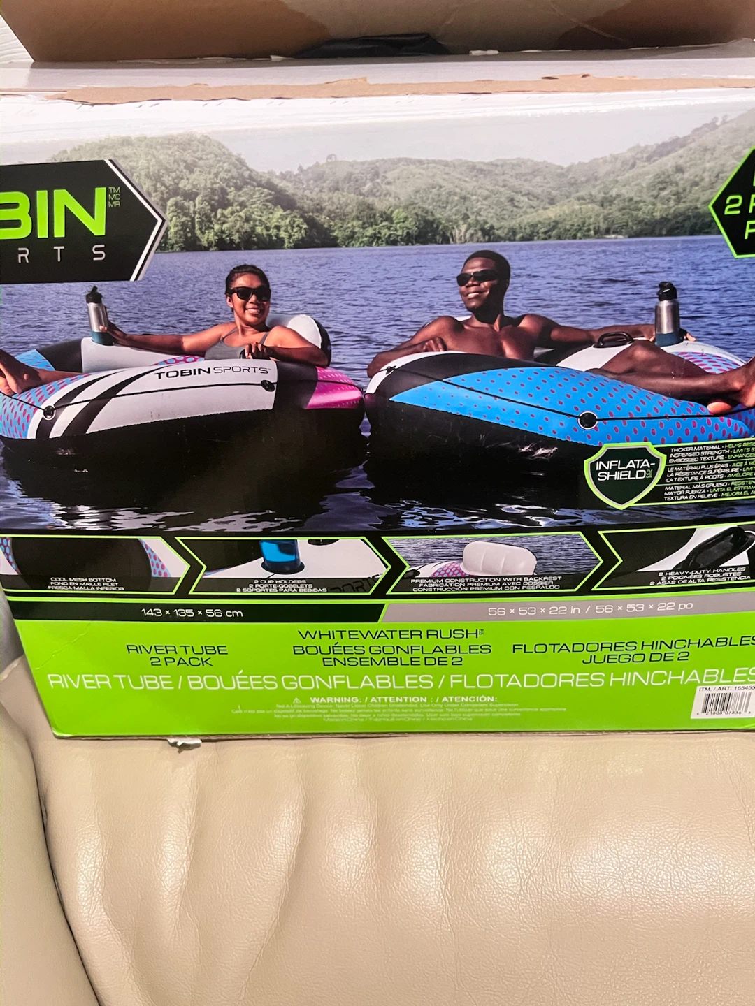 Tobin Sports Whitewater Rush River Tube 1 Pack