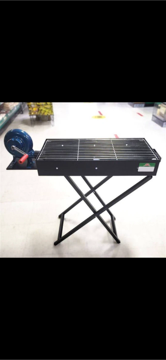 Portable BBQ Grill with Fan
