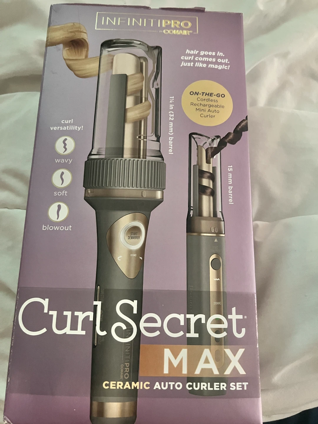Conair InfinitiPro Curl Secret MAX Ceramic Auto Curler Set