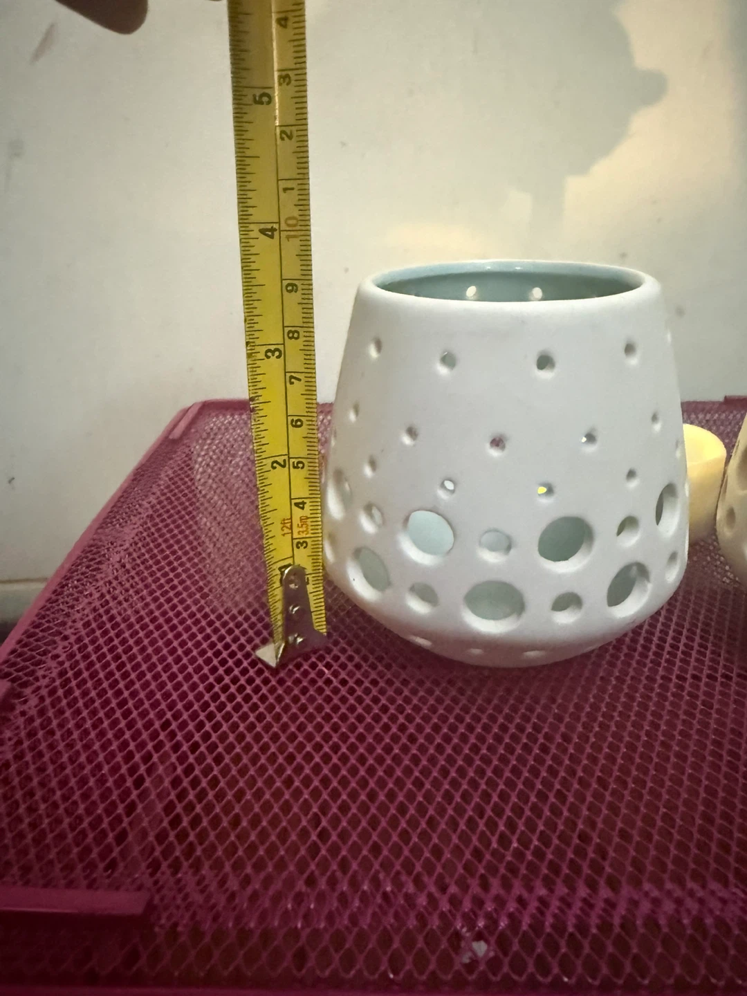 2 glass votive candle holders - photo 4