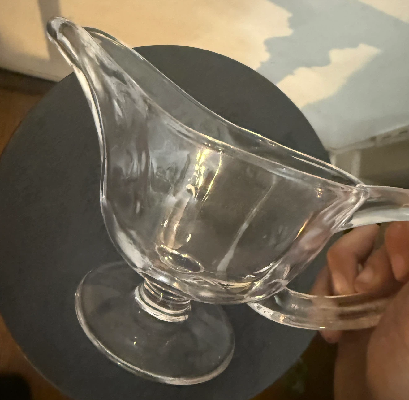 Glass gravy boat - photo 3
