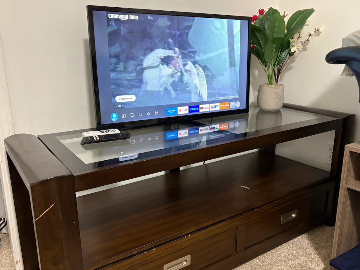 Insignia Fire TV 32 inch + TV stand