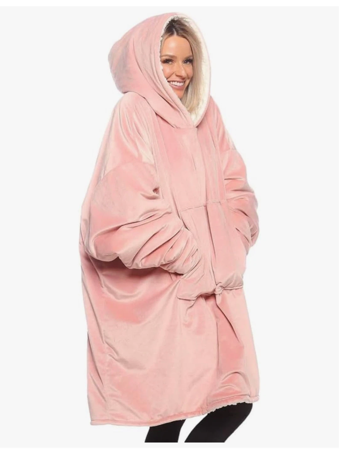 The Comfy Original Wearable Blanket Hoodie - Pink - photo 3