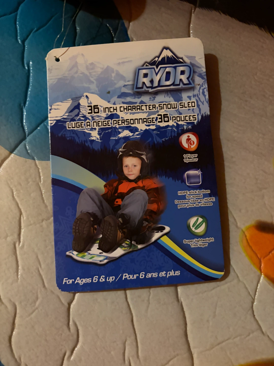 RYDR 36 Inch Penguin Character Snow Sled - photo 2