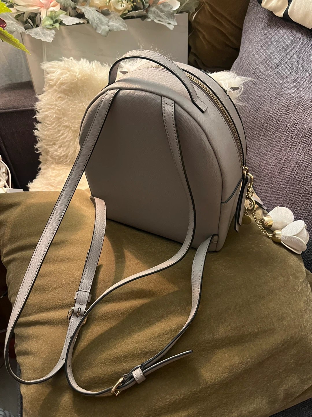 Kate Spade Grey Star Bright Owl Mini Backpack - photo 5