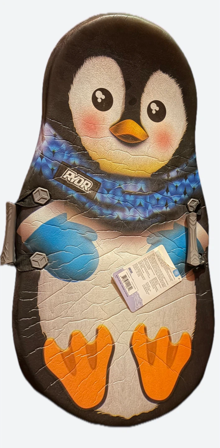 RYDR 36 Inch Penguin Character Snow Sled