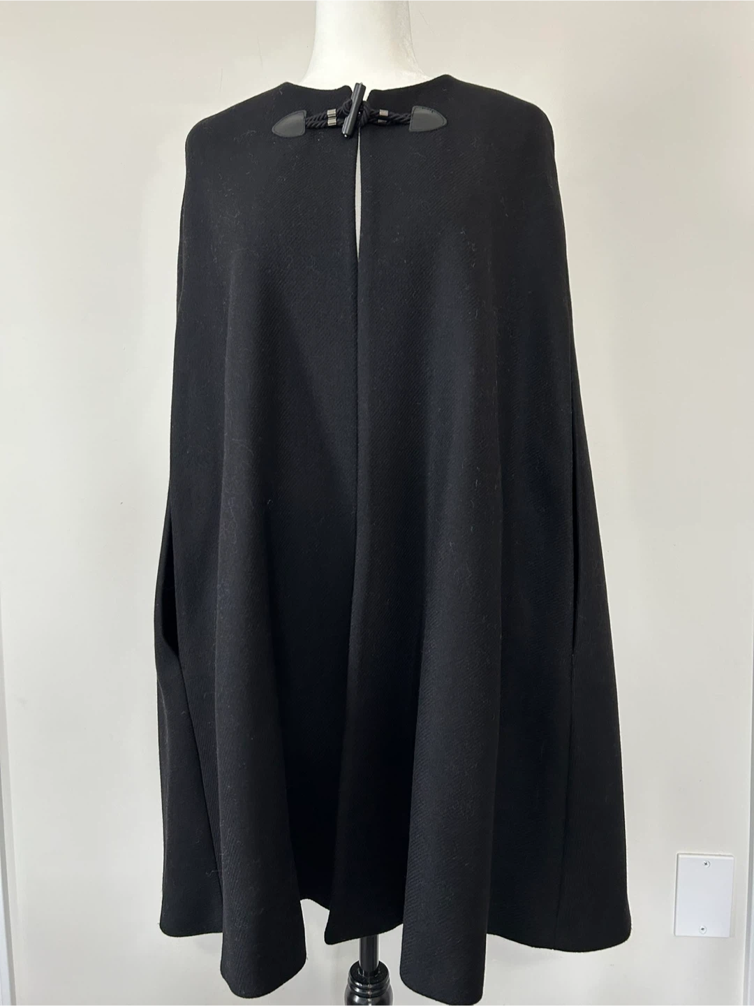 Brand NEW with TAG!  ZARA Black Cape with Toggle Closure