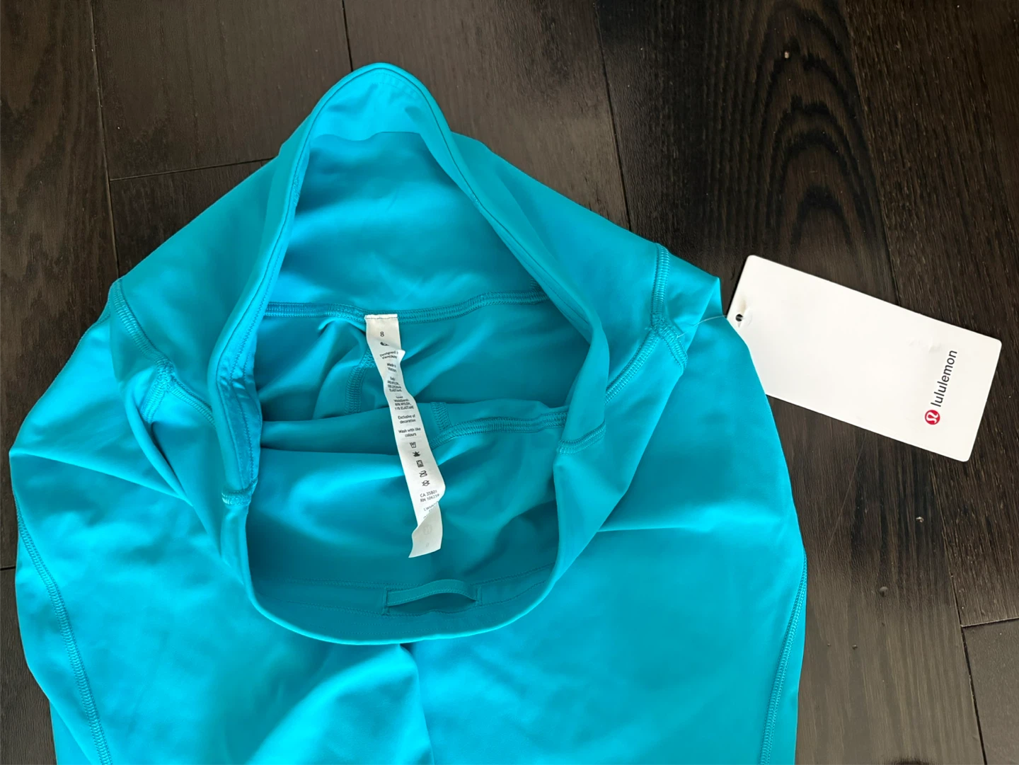 8 (M) - Lululemon Align Pant II Crop Teal - photo 4