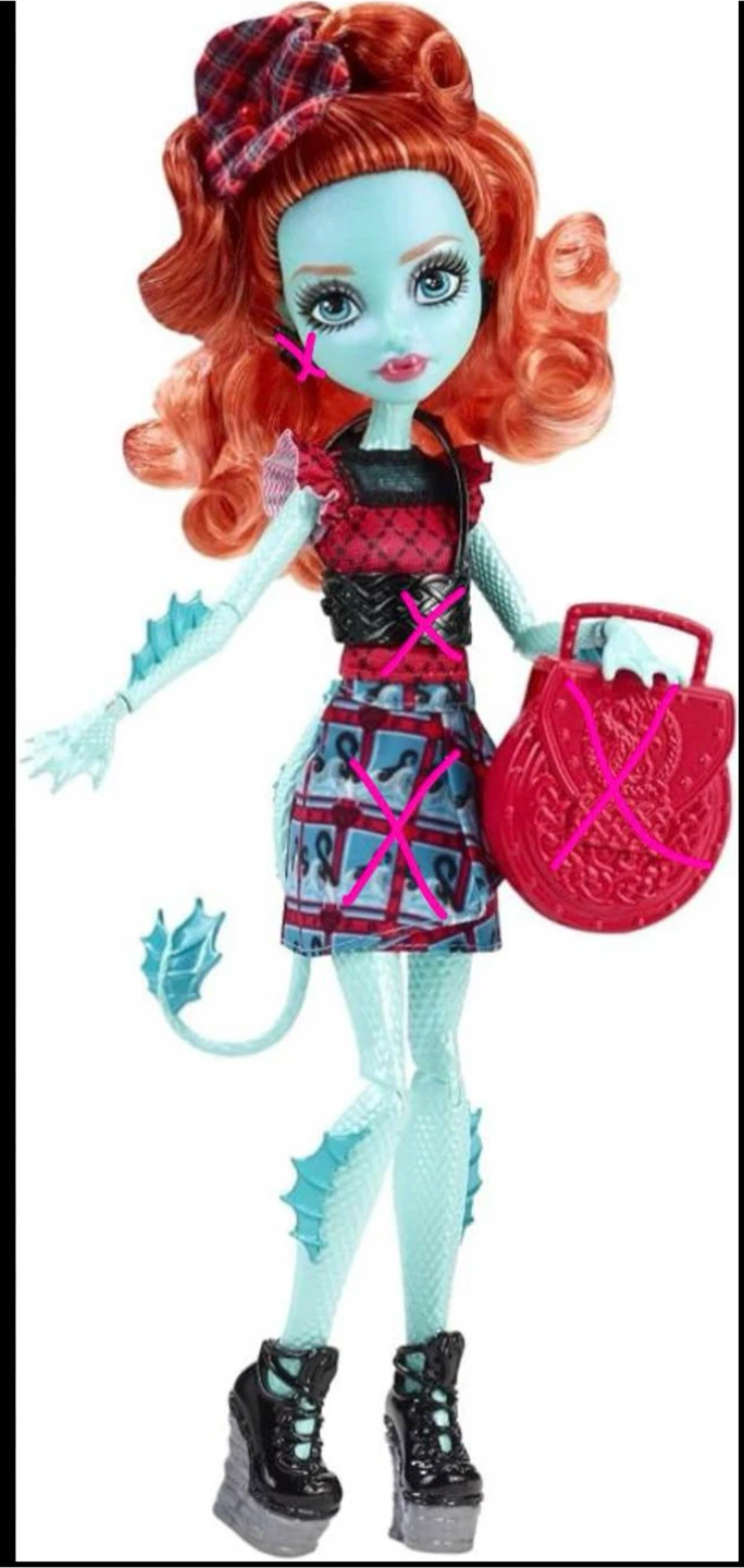 Monster high original student exchange lorrina nessa