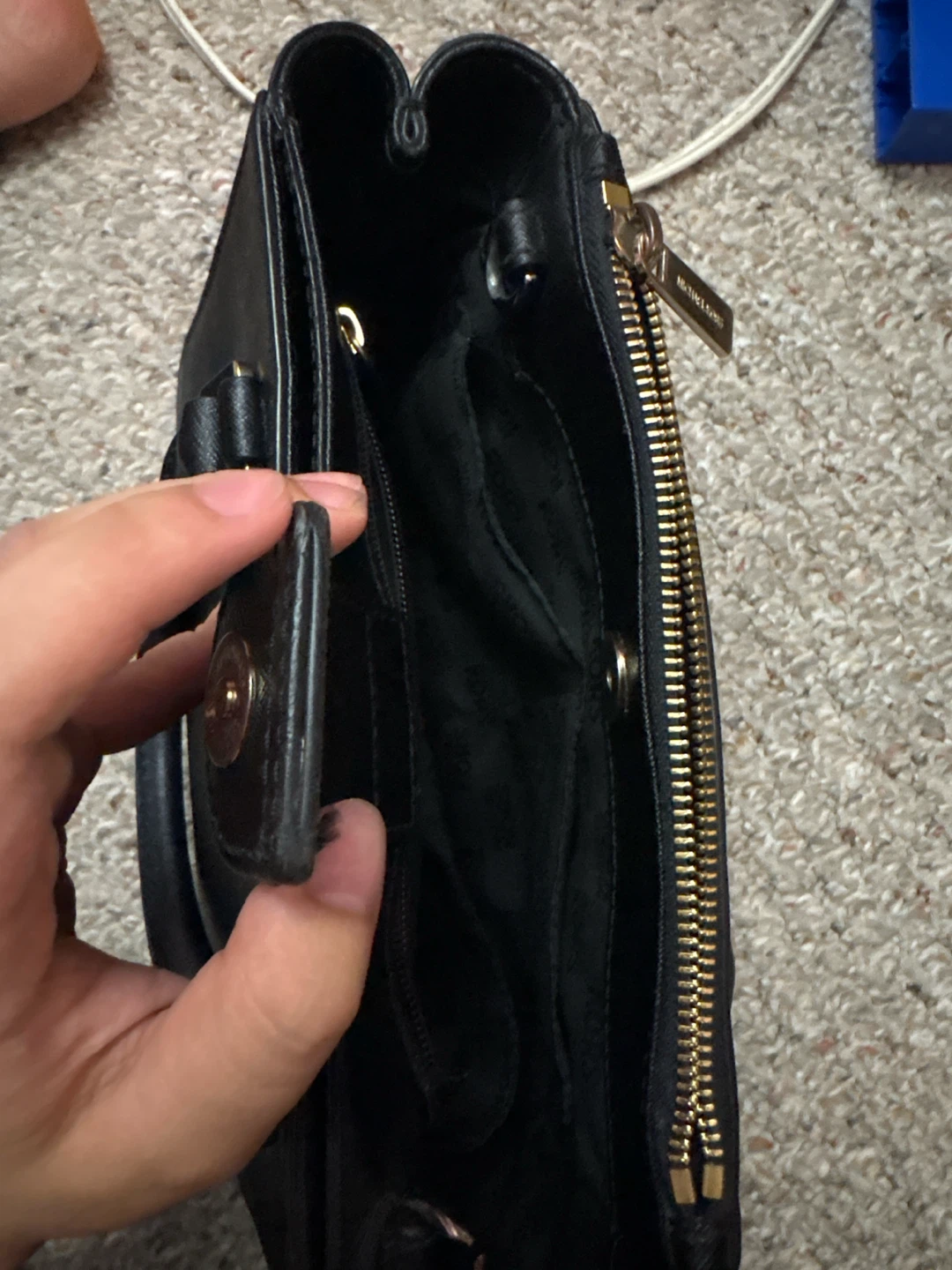 Michael Kors Studded Selma Medium Satchel in Black - photo 3