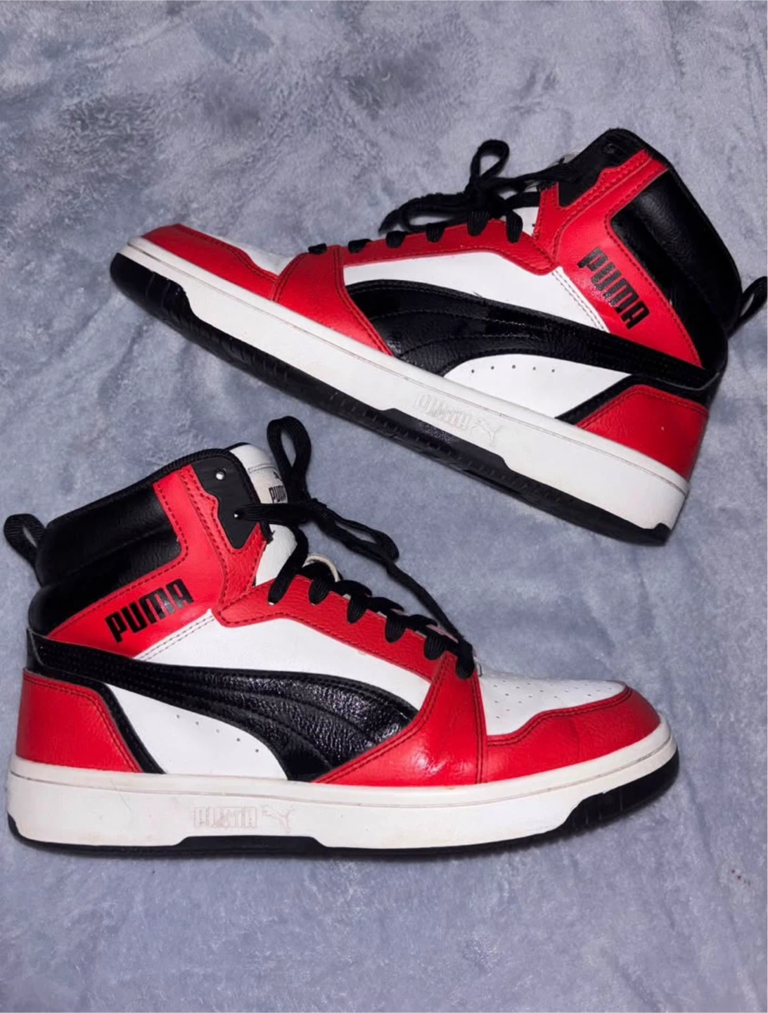 Rebound V6 men’s mid top sneakers- puma men