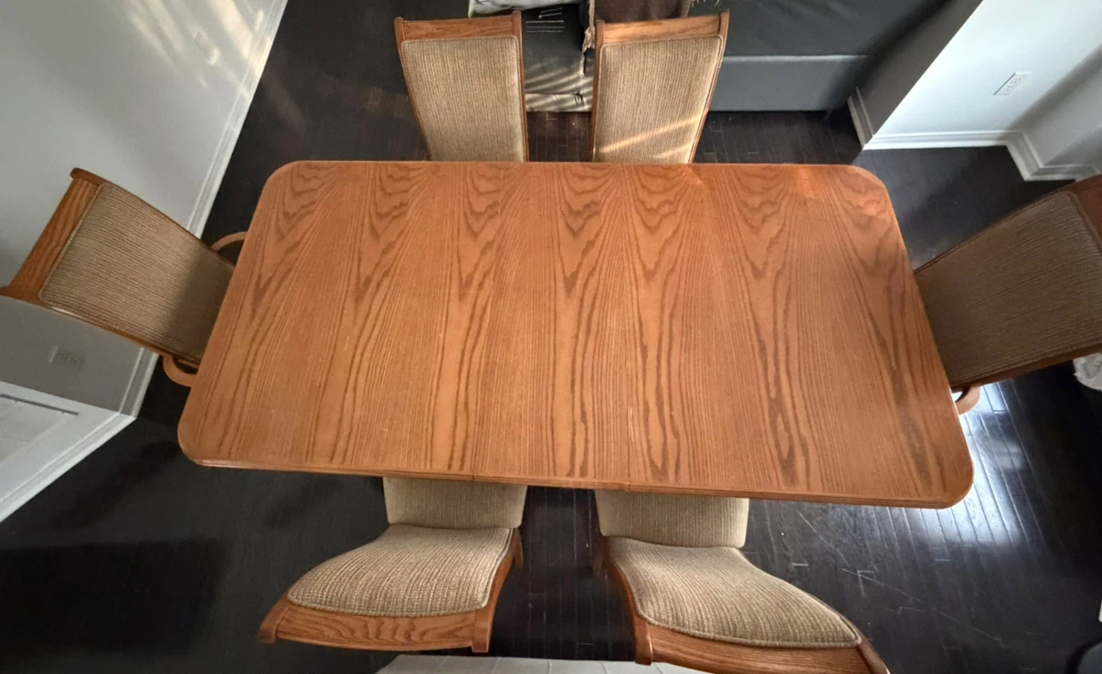 Solid-wood Dining Table with Chairs - photo 2