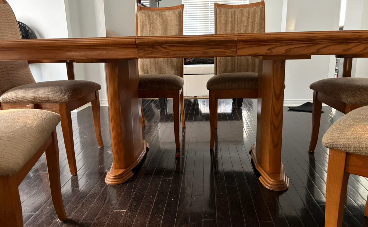 Solid-wood Dining Table with Chairs - photo 3