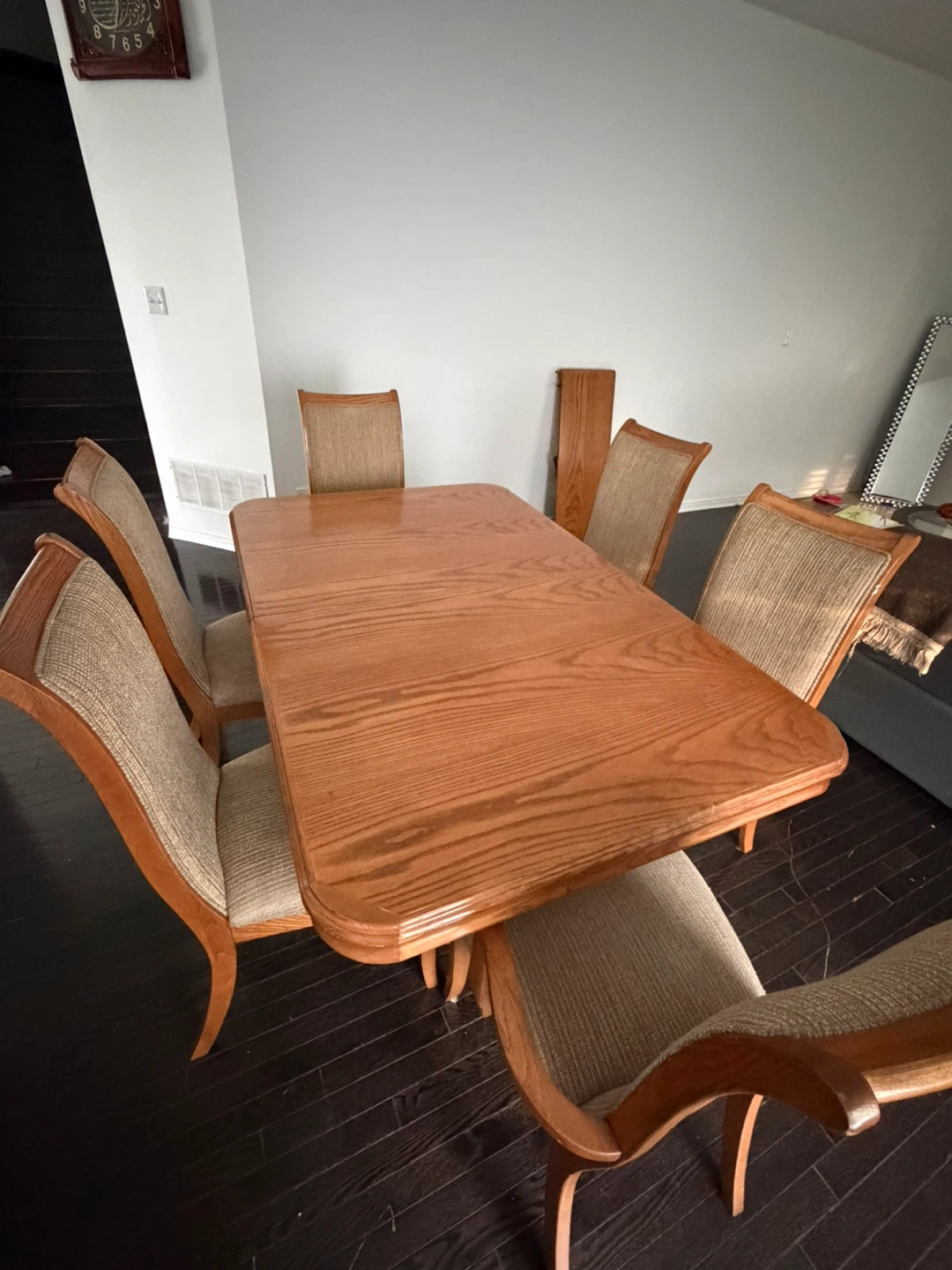 Solid-wood Dining Table with Chairs - photo 4