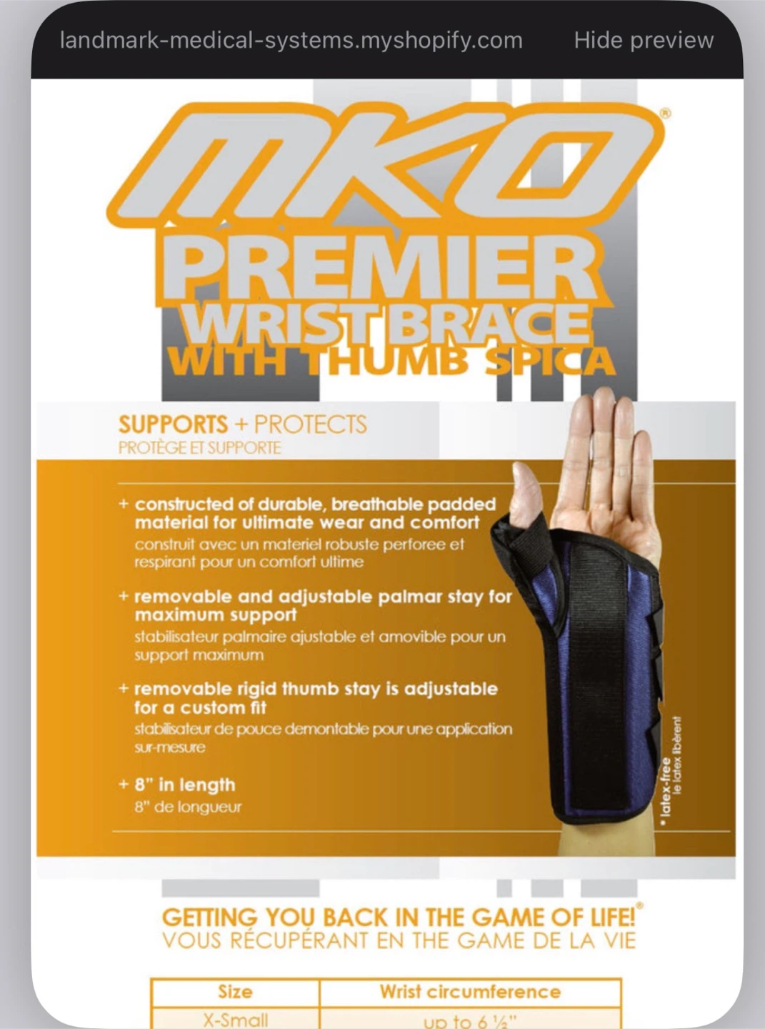 Wrist Brace - photo 4