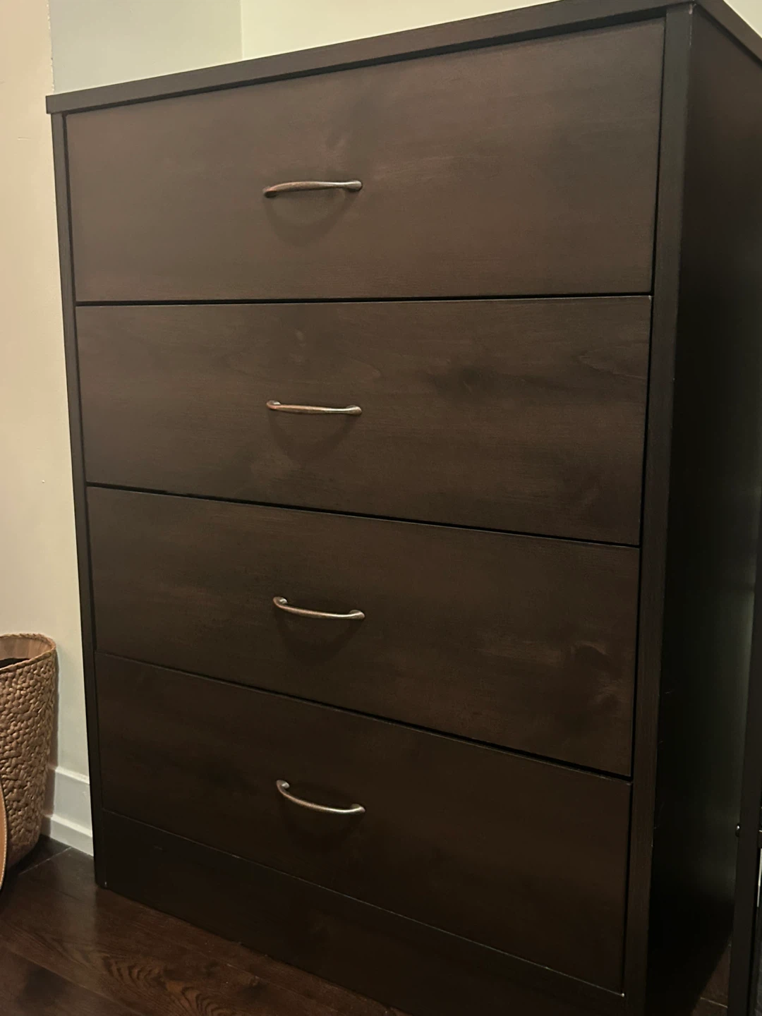Dark Wood 5-Drawer Dresser - photo 2