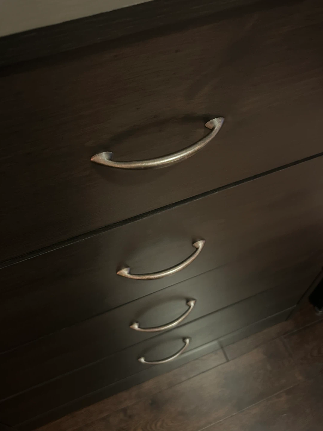 Dark Wood 5-Drawer Dresser - photo 5