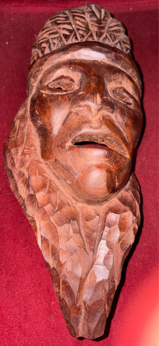 Hand Carved Wooden Mask