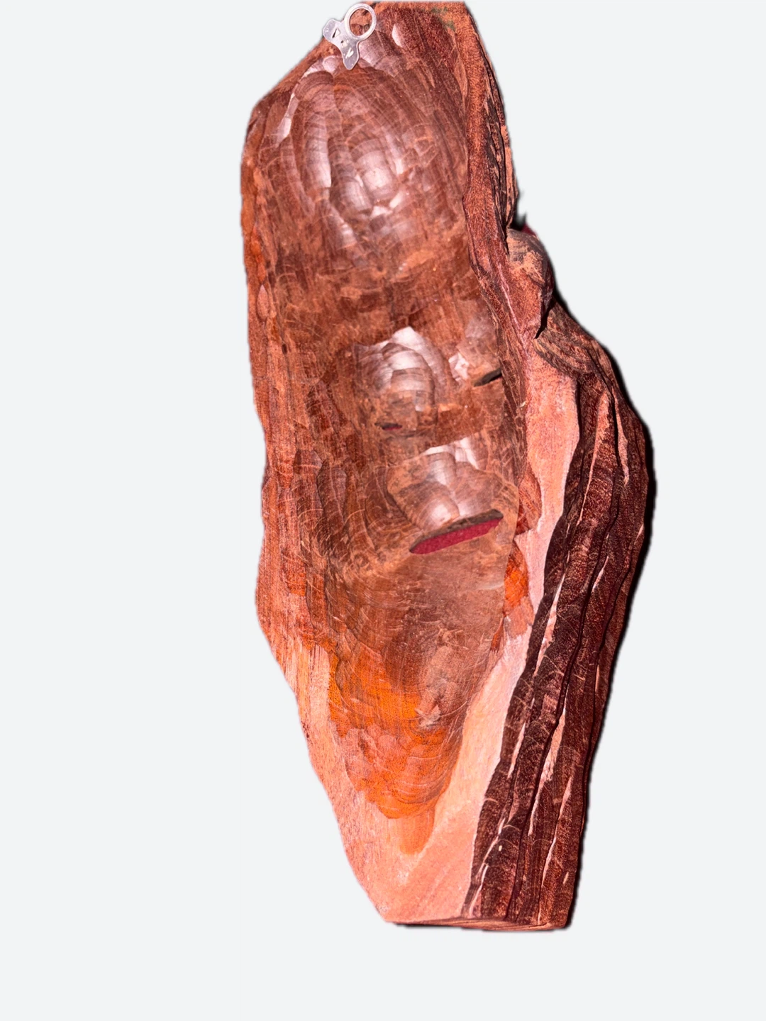 Hand Carved Wooden Mask - photo 3
