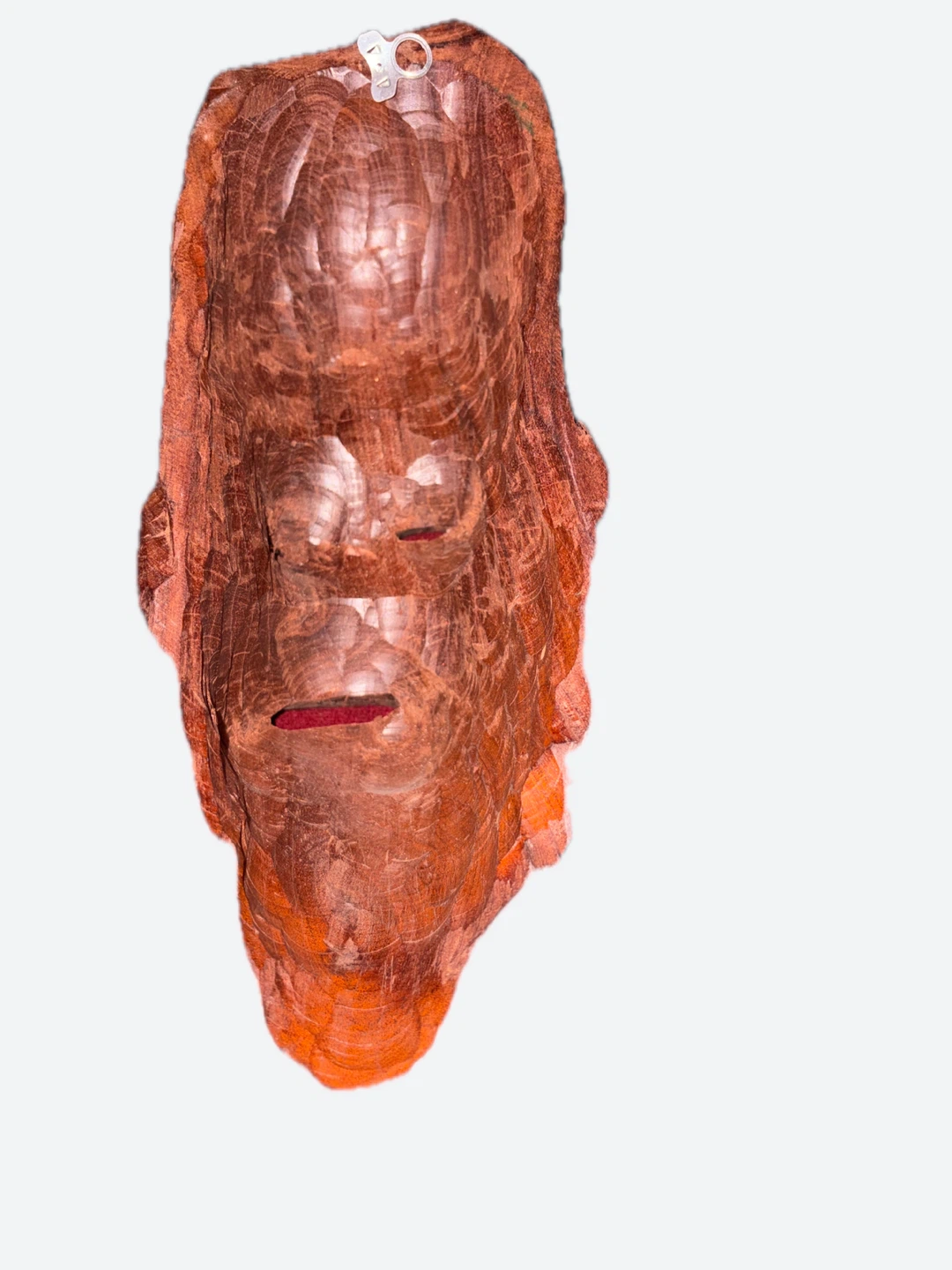 Hand Carved Wooden Mask - photo 4