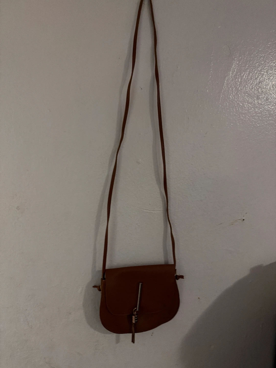 Brown crossbody purse