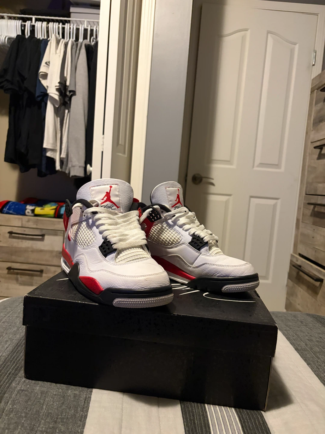 Jordan 4 red cement