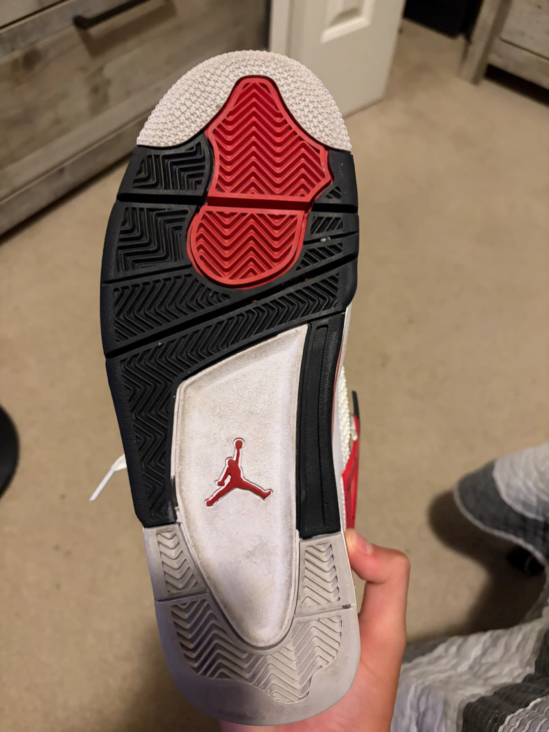 Jordan 4 red cement - photo 2