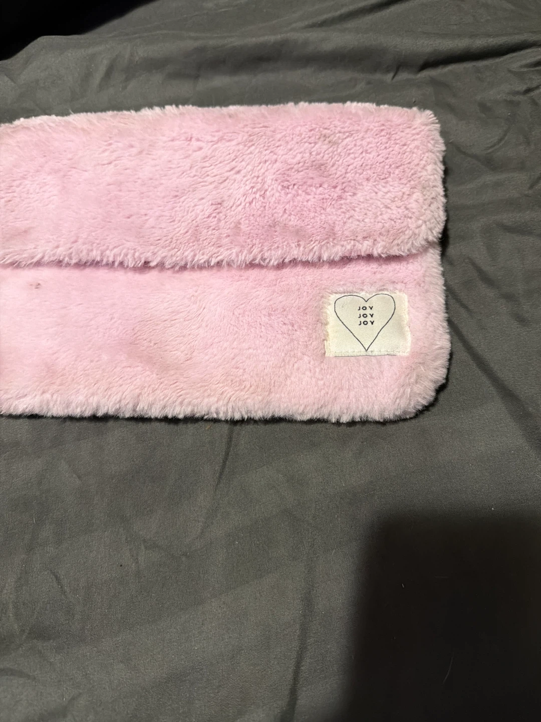 Pink Fuzzy Clutch/Pouch