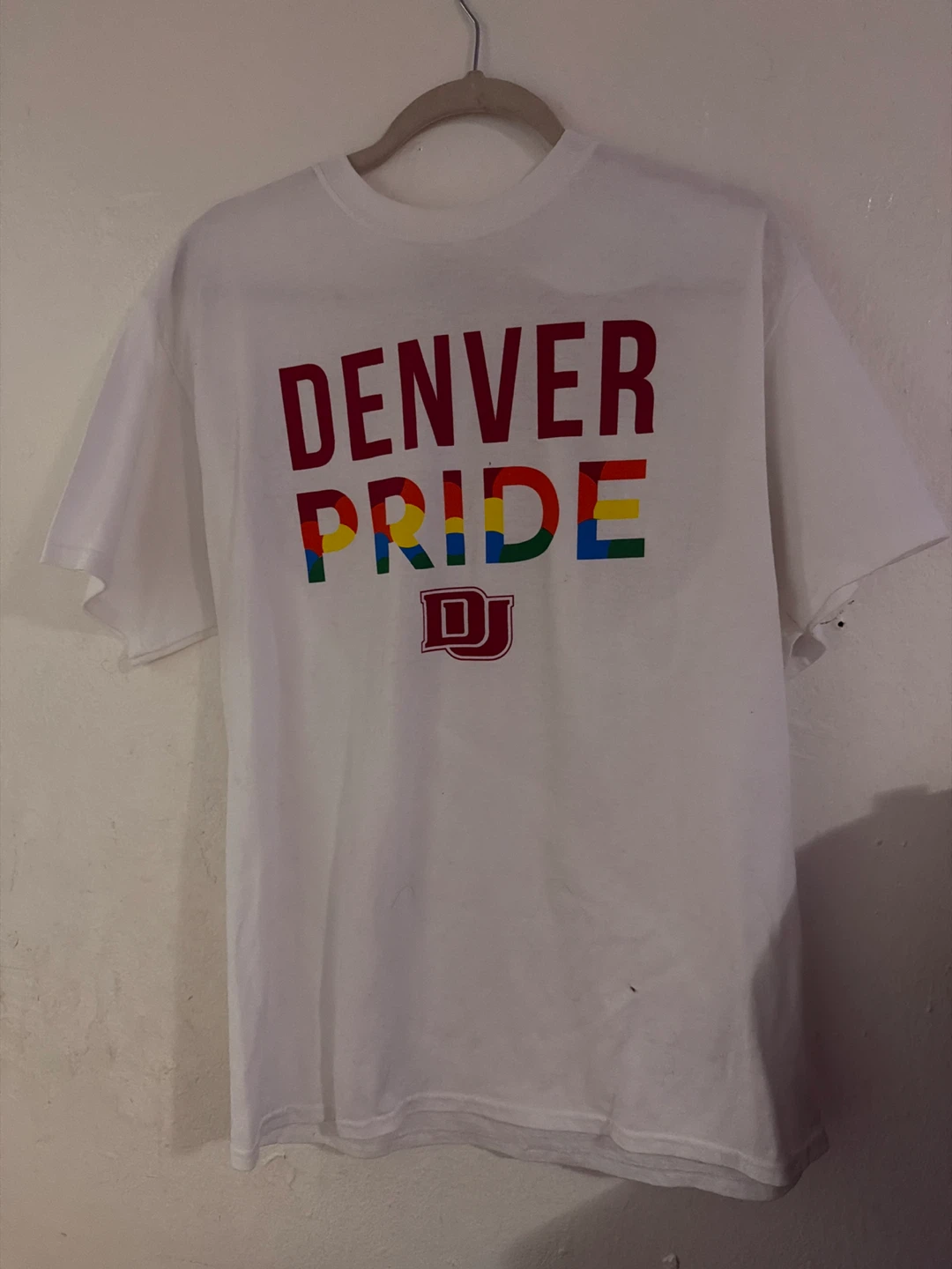 White Denver Pride T-Shirt