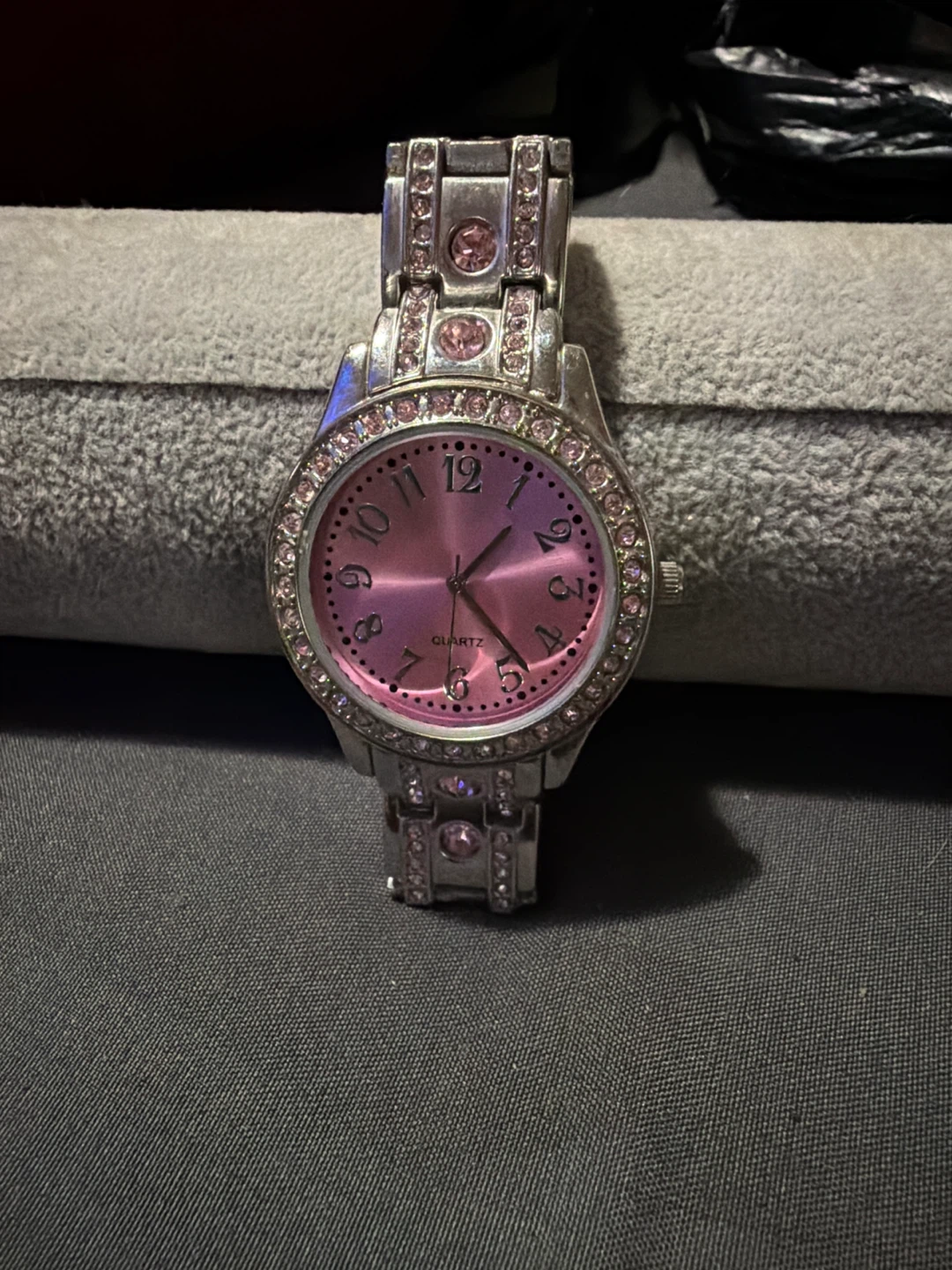 Women's Quartz Watch with Pink Dial