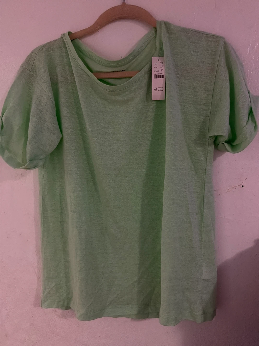 J. Crew Linen Blend T-Shirt - Size S