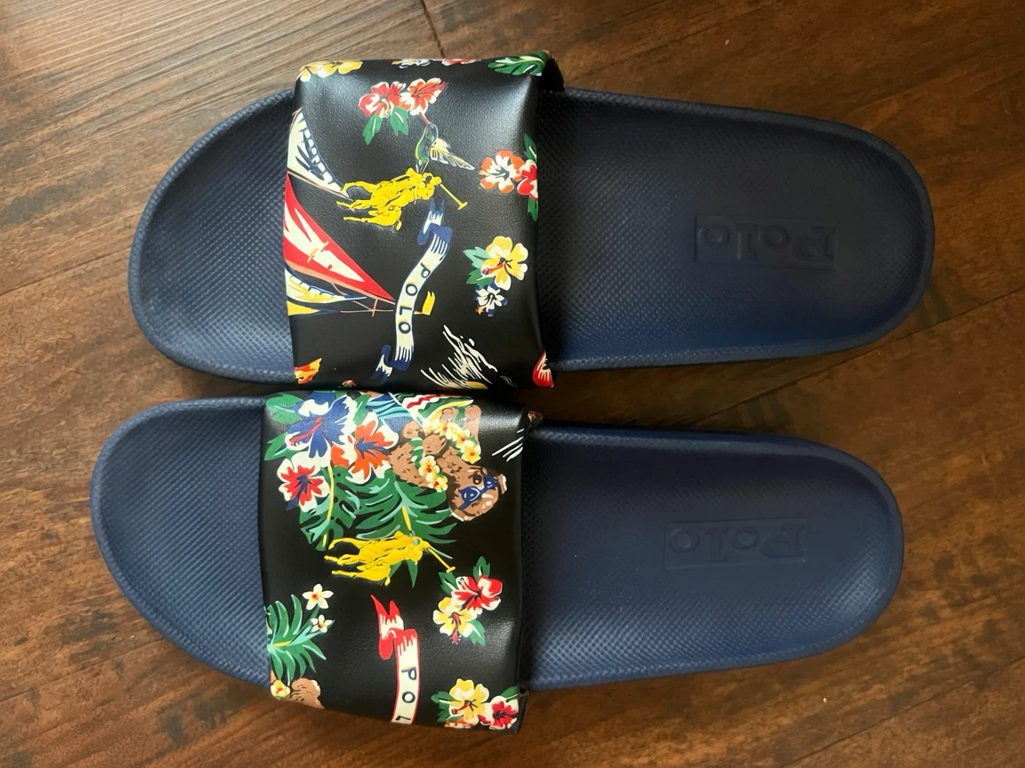 Polo Ralph Lauren Floral Slides