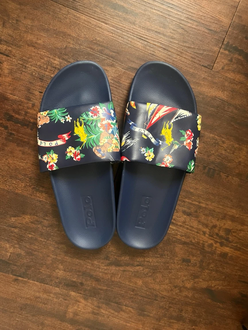 Polo Ralph Lauren Floral Slides - photo 3