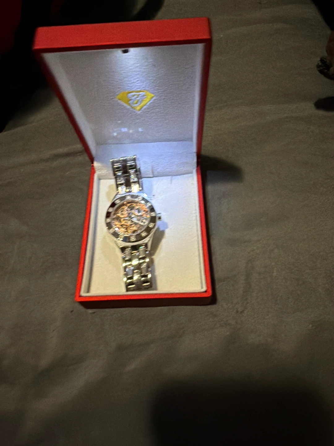 Automatic Skeleton Watch in Presentation Box
