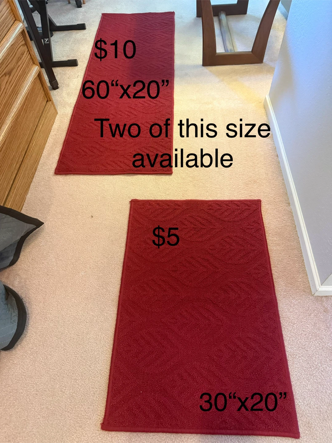 9 Assorted rugs and runners