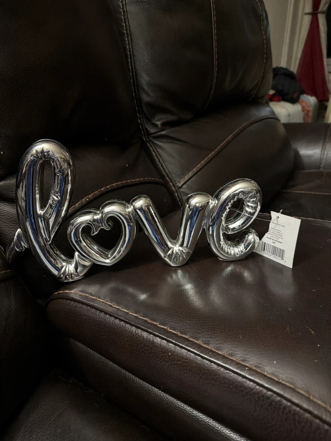 Silver LOVE Tabletop Decor - photo 2