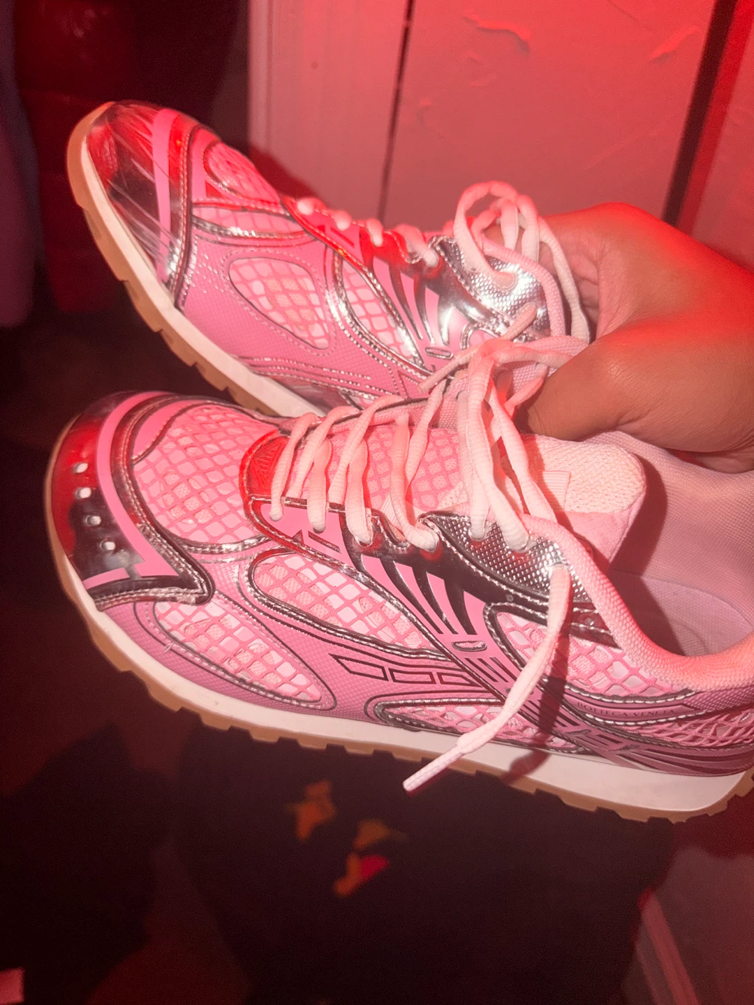 Pink bottega venneta’s