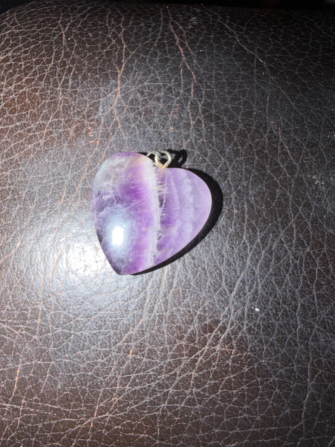 Amethyst Heart Pendant