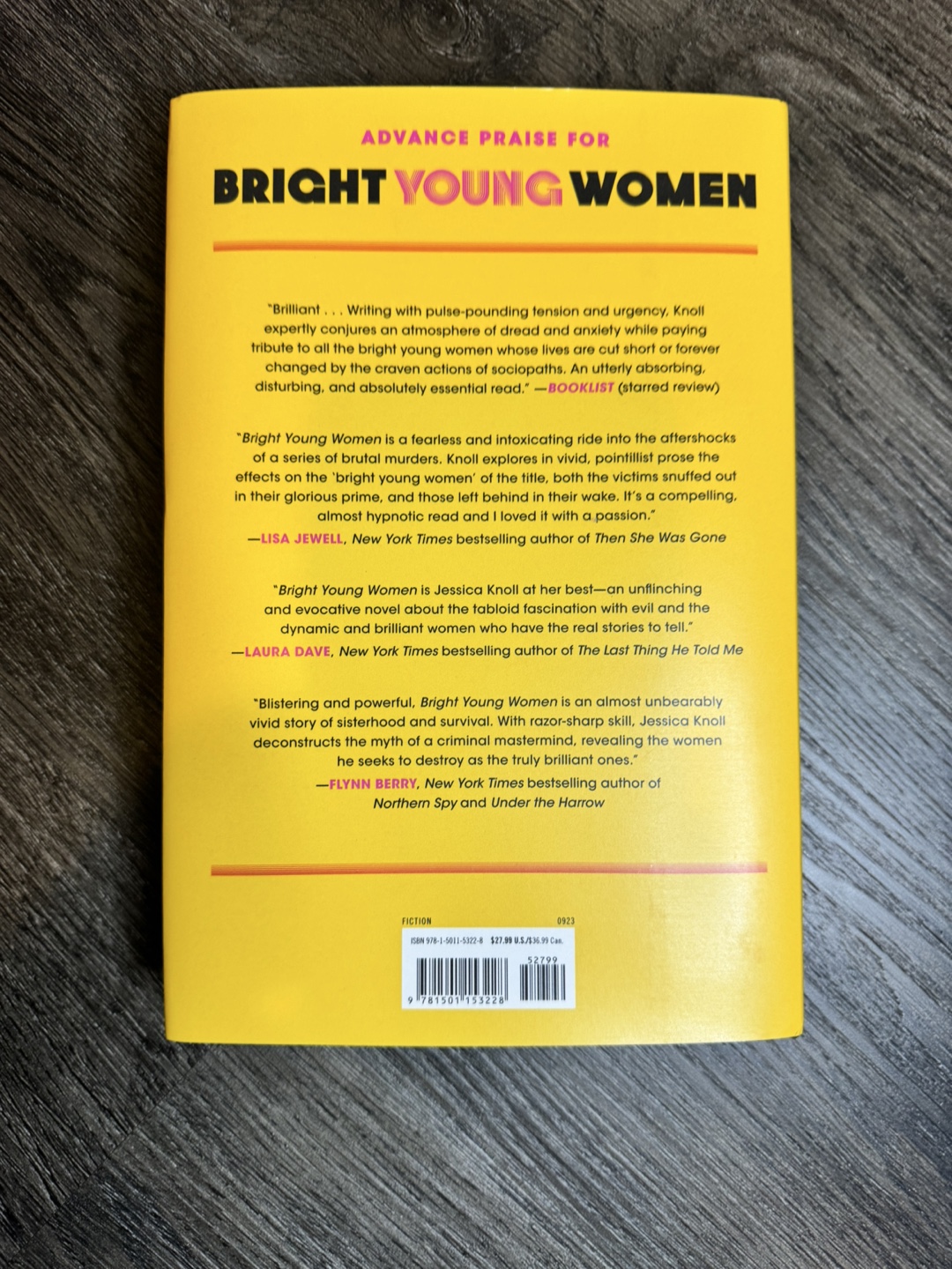 Bright Young Women by Jessica Knoll - photo 2