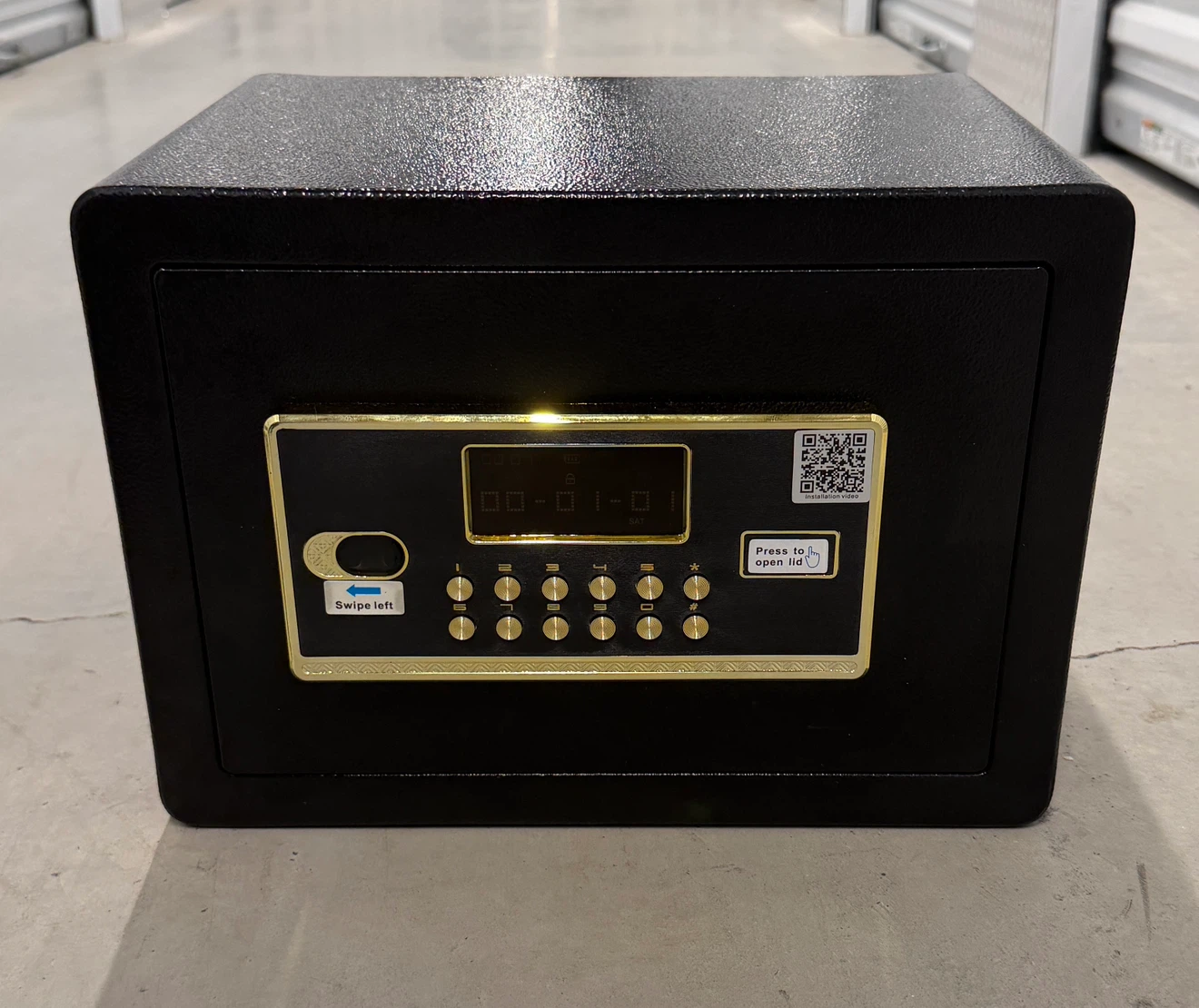 Digital Electronic Safe Box w/ LCD Display + Keys – 13.5” Wide - photo 2