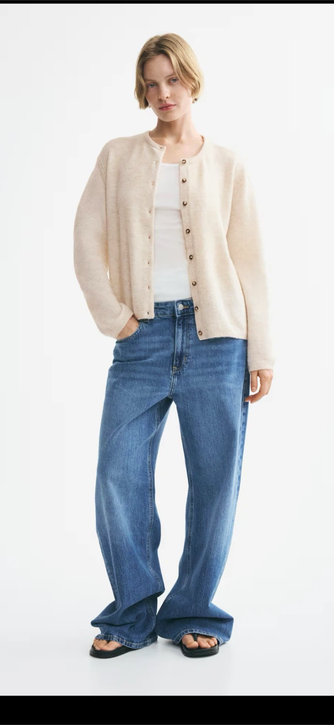Cream Button-Up Cardigan - photo 2