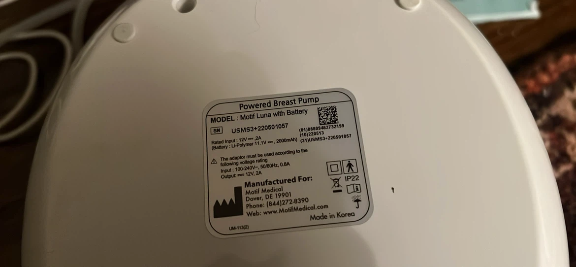Motif Luna Breast Pump (Battery) - photo 2