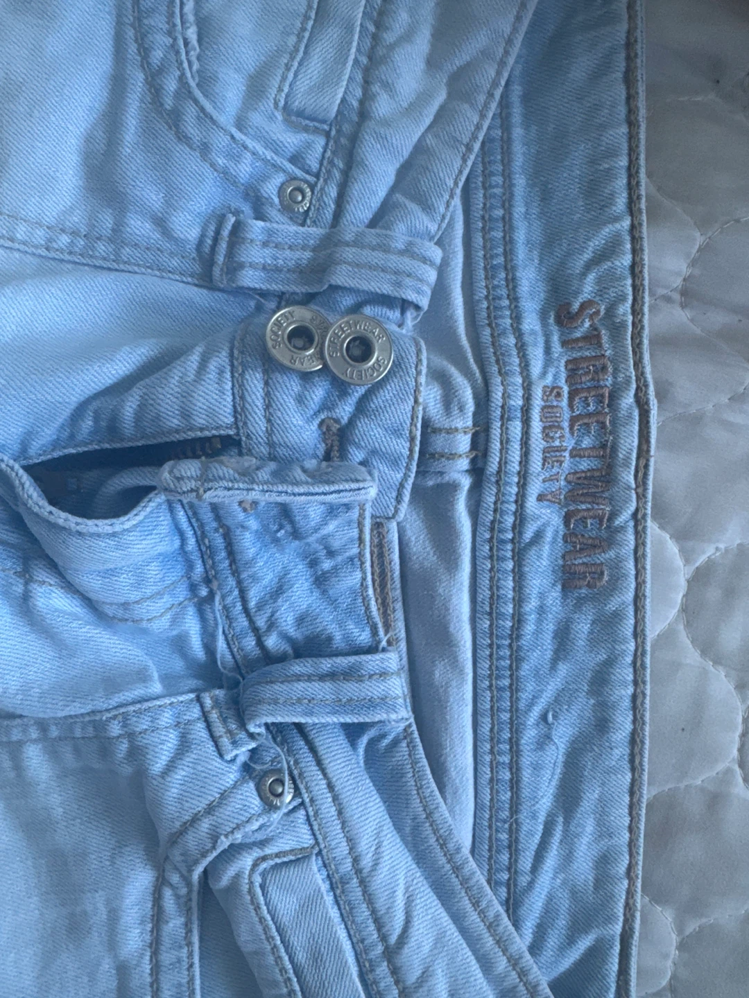 Streetwear Society Women's Denim Capris Size 7 - photo 3