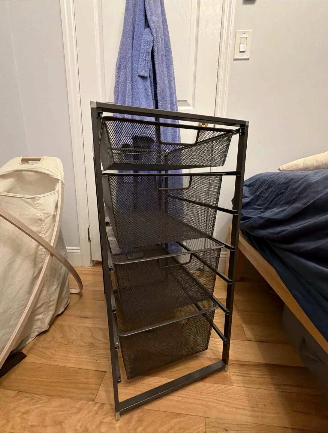 Elfa Mesh Narrow Drawer Solution - 4 Tier