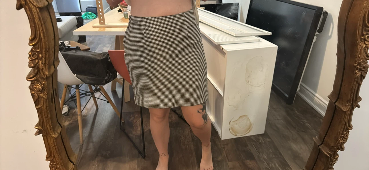 Mexx XX Essentials houndstooth mini skirt