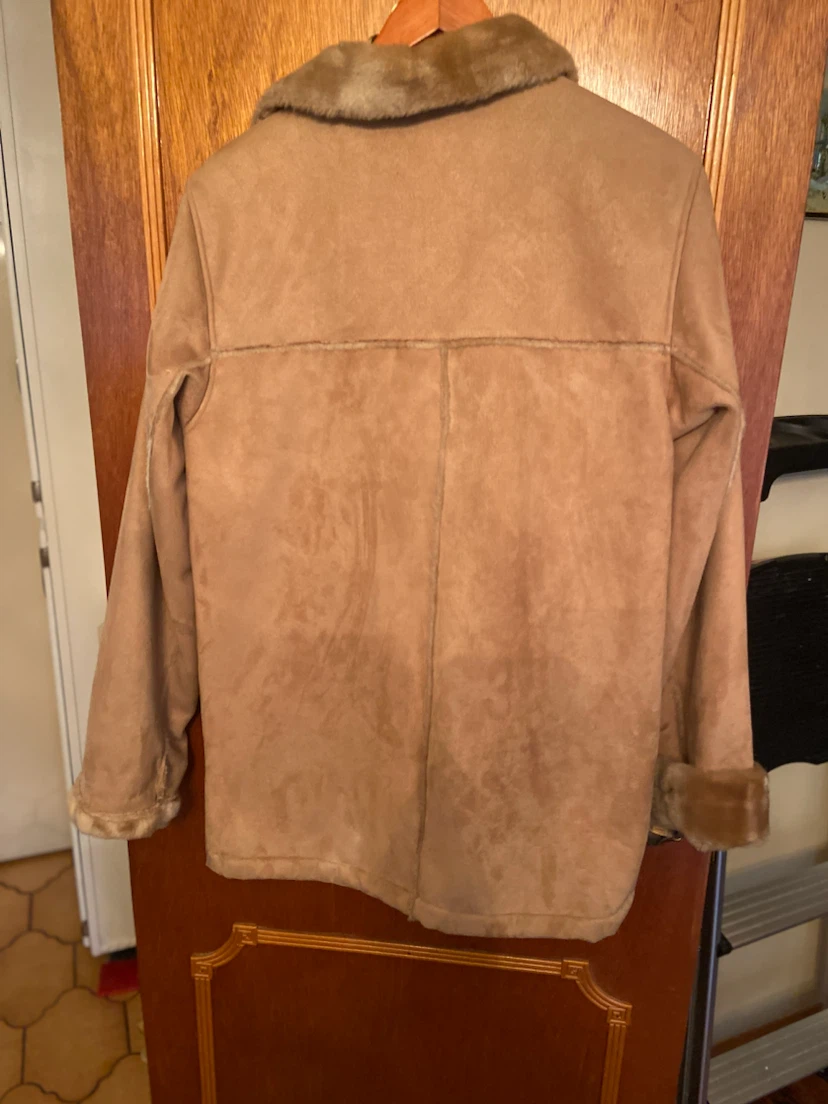 B.C. Clothing Original Suede-like Jacket with Faux Fur Trim - photo 4